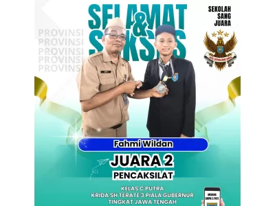 Juara 2 Pencaksilat Kelas C