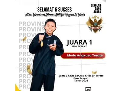 Juara 1 Pencaksilat kelas B